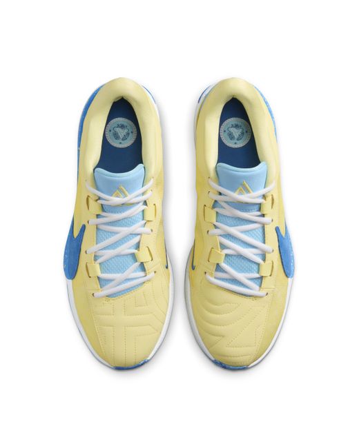 Scarpa da basket giannis freak 5 di Nike in Blue da Uomo