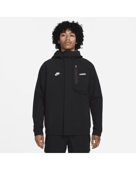 Nike Sportswear Air Max Woven Jacket in Black for Men Lyst UK