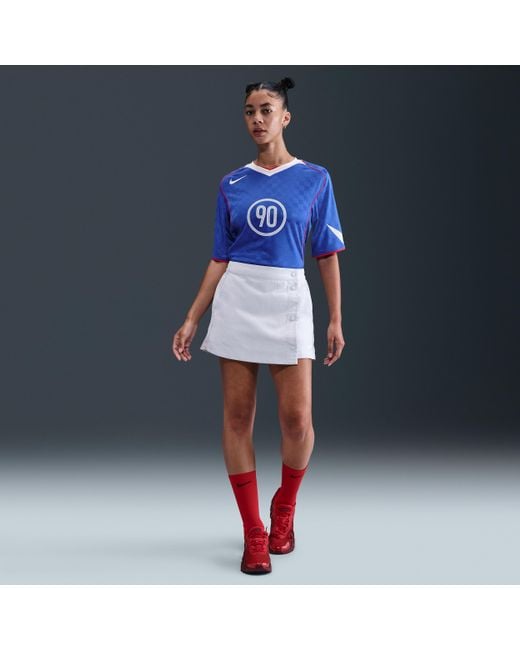 Nike Blue Total 90 Dri-Fit Soccer Jersey for men