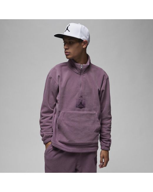 Nike Purple Essentials Winterized Fleece Half-zip for men