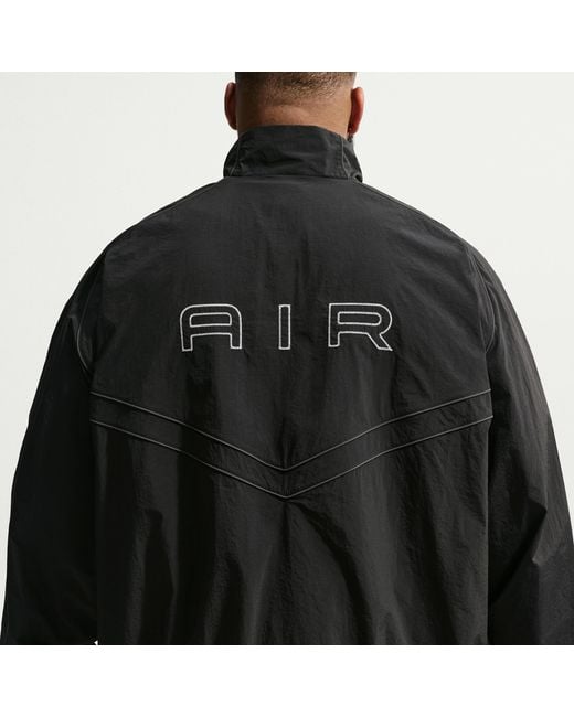 Nike Black Air Windrunner Track Jacket for men