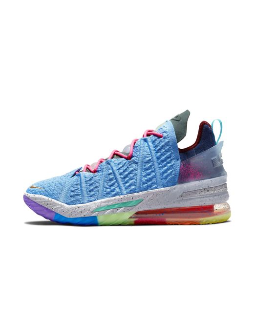 Nike Lebron 18 'best 1-9' Basketbalschoen in het Blauw - Lyst