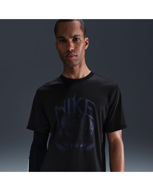 Nike Black Dri-Fit Basketball T-Shirt for men