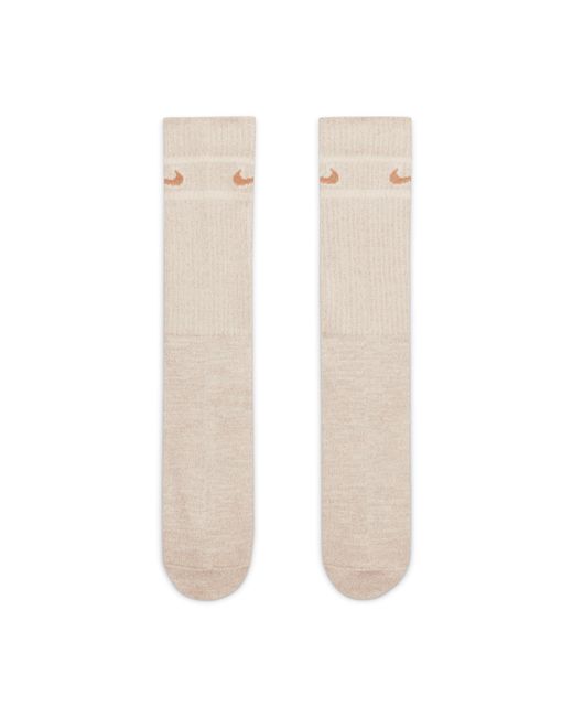 Nike Natural Everyday Essential Metallic Crew Socks (1 Pair) 50% Recycled Polyester