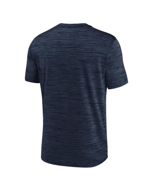 Nike Blue Tampa Bay Rays Large Logo Velocity Mlb T-shirt for men
