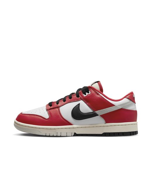 Nike Red Dunk Low Retro Premium Shoes for men