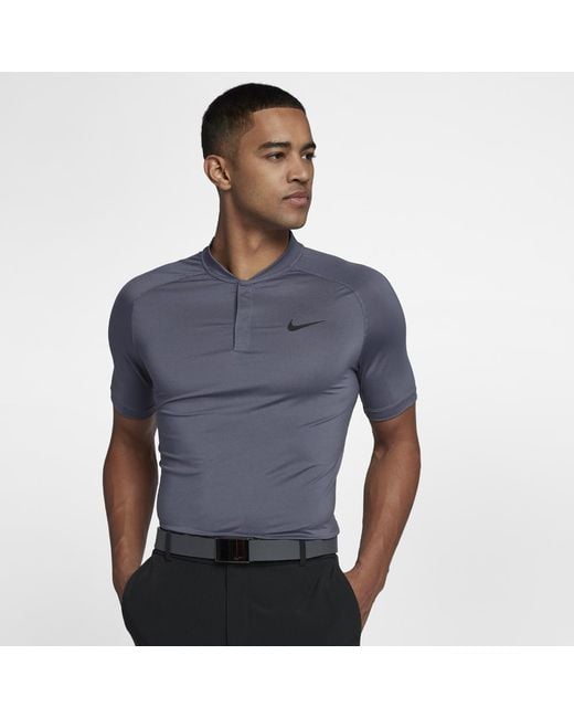 Nike Dry Men's Slim Fit Golf Polo Shirt in Blue for Men | Lyst