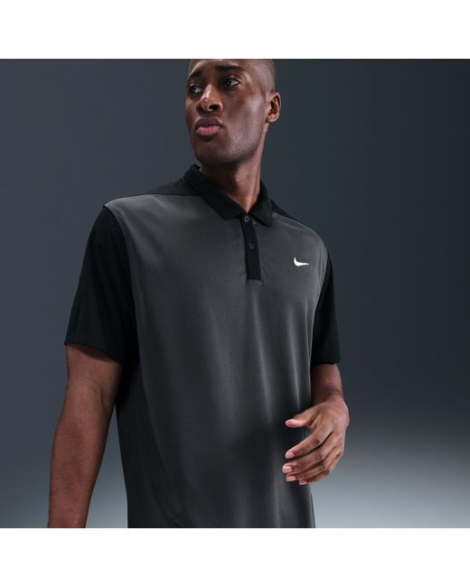 Nike Blue Victory+ Dri-Fit Golf Polo for men