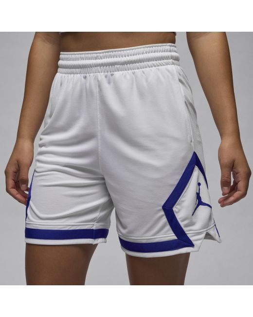 Nike White Jordan Sport Diamond Shorts Polyester