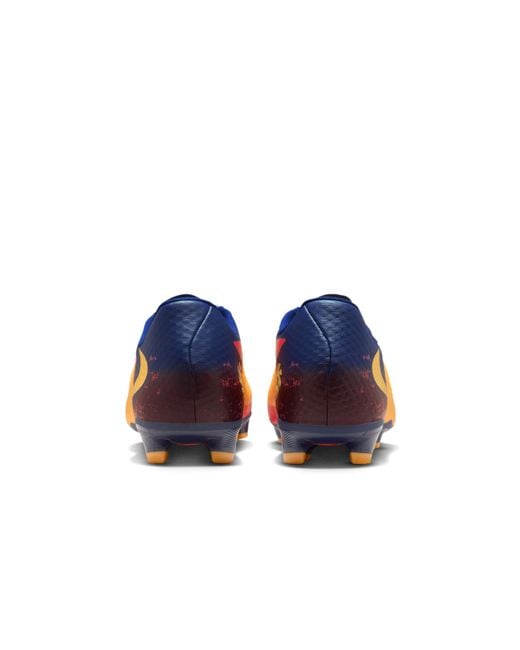 Nike Blue Phantom 6 Low Academy "Erling Haaland" Multi-Ground Soccer Cleats for men
