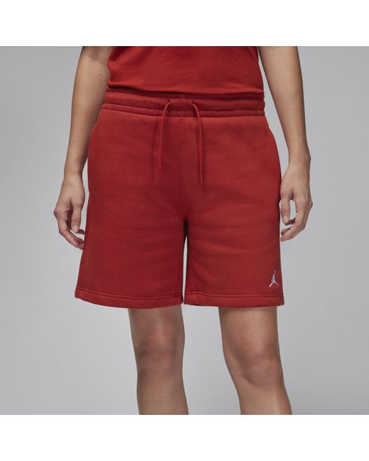Nike Red Jordan Brooklyn Fleece Shorts Fleece