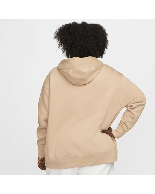 Nike Natural Sportswear Phoenix Fleece Oversized Full-zip Hoodie Cotton