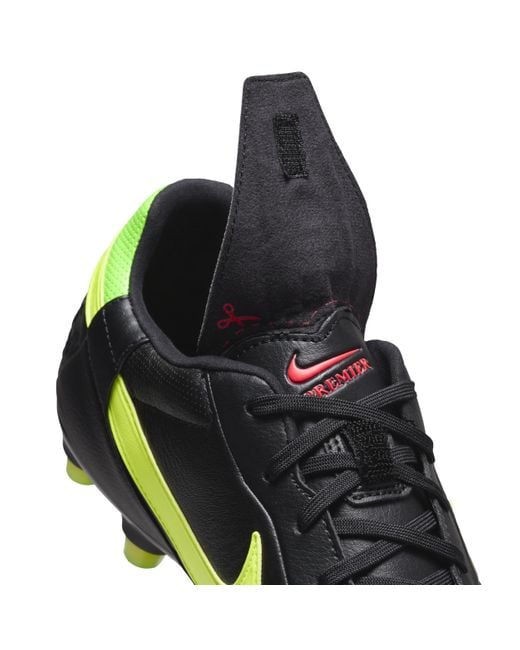 Nike Black Premier 3 Fg Low-top Soccer Cleats