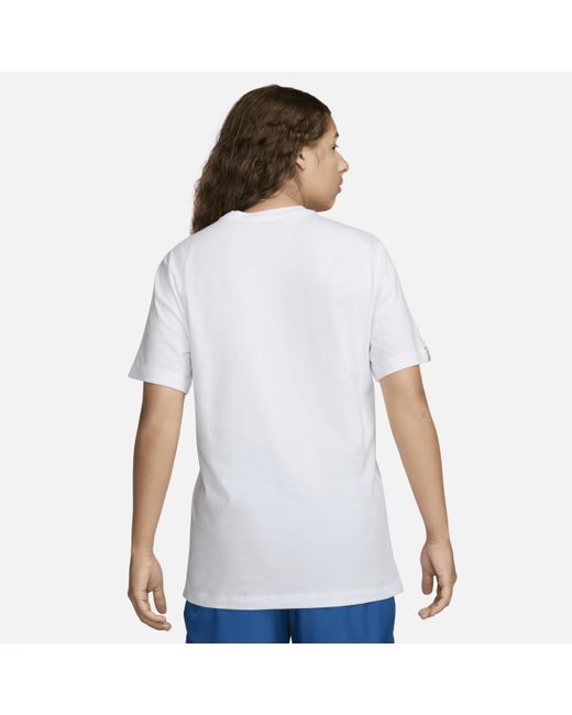 T-shirt sportswear di Nike in White da Uomo