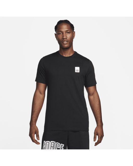 T-shirt da basket di Nike in Black da Uomo