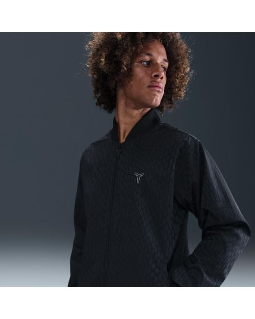 Nike Blue Kobe Basketball Bomber Jacket for men
