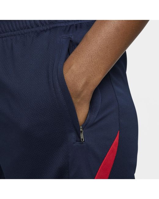 Nike Blue Usmnt Strike Dri-fit Soccer Knit Shorts