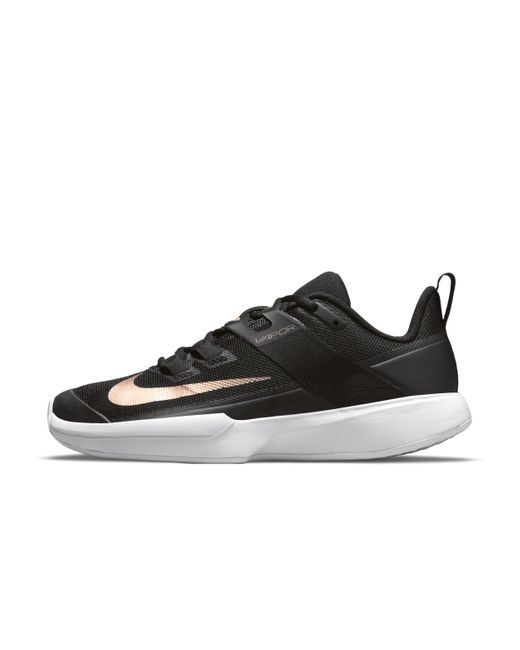 Nike Black Court Vapor Lite Hard Court Tennis Shoe
