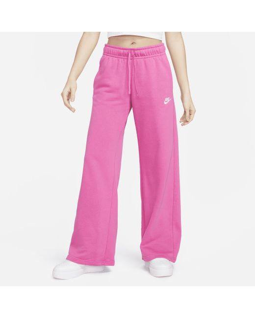 Nike Sportswear Women's Club Fleece Mid-Rise Wide-Leg Sweatpants