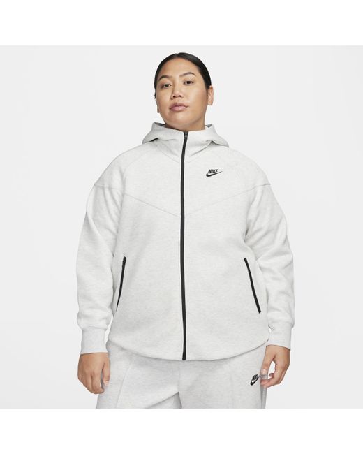 Nike Sportswear Tech Fleece Windrunner Full-zip Hoodie (plus Size) in ...