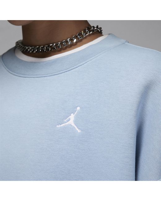 Nike Blue Brooklyn Fleece Crewneck Sweatshirt