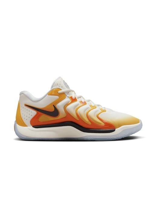 Nike Yellow Kd17 'sunrise' Basketball Shoes for men