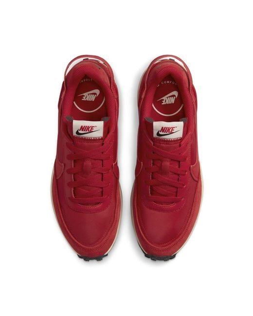 Nike Waffle Debut Shoes in Red Lyst