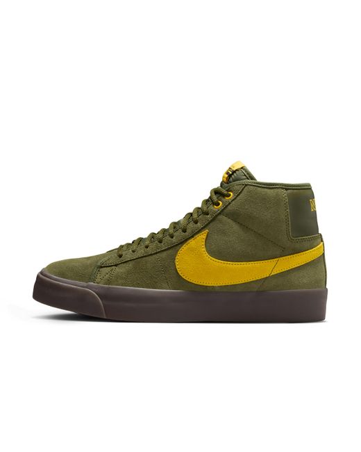 Nike Green Zoom Blazer Mid Skate Shoes