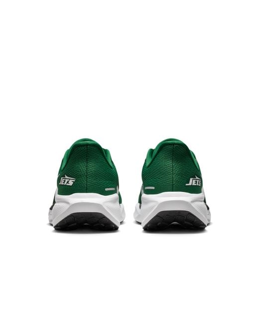 Nike Green New York Jets Pegasus 41 Nfl Road Running Shoes for men