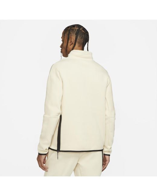 Maglia con collo a imbuto e manica lunga Sportswear Tech Fleece da Uomo di  Nike in Marrone | Lyst