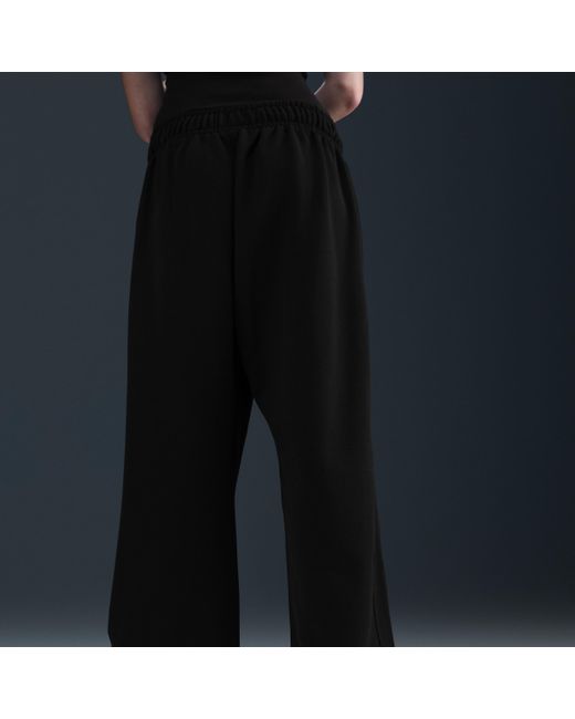【NIKE】★Mid-Rise Oversized Open Hem French Terry Pants★ Nike Sportswear Mid-Rise Oversized Open-Hem French Terry