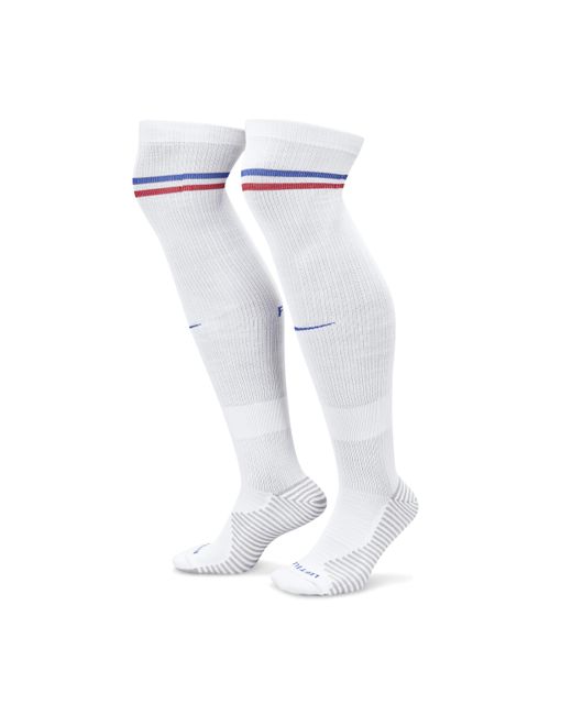 Nike White Fff Strike Away Dri-Fit Football Knee-High Socks