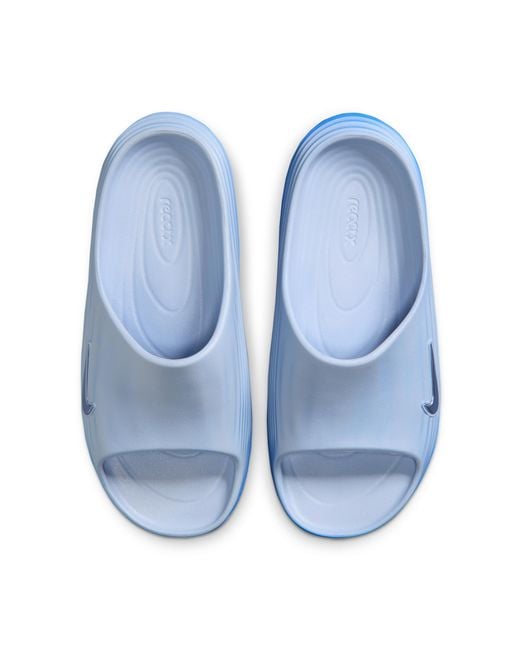 Nike Blue Reactx Rejuven8 Slides