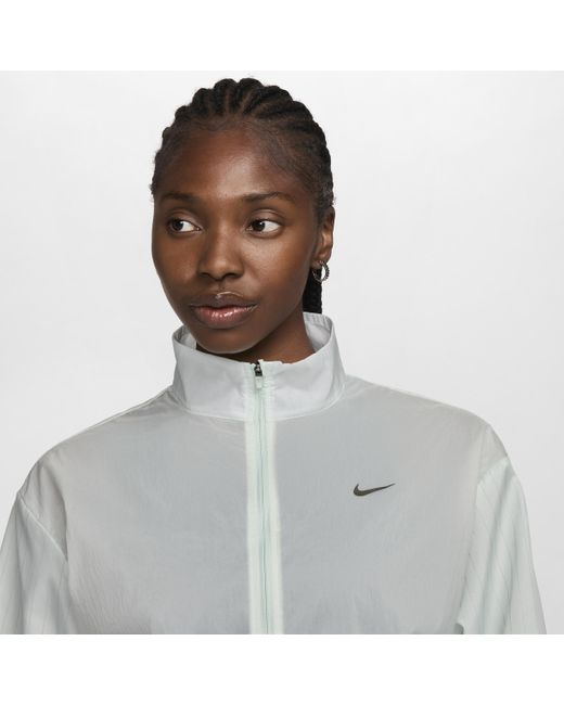 Nike Gray Running Division Running Jacket Polyester