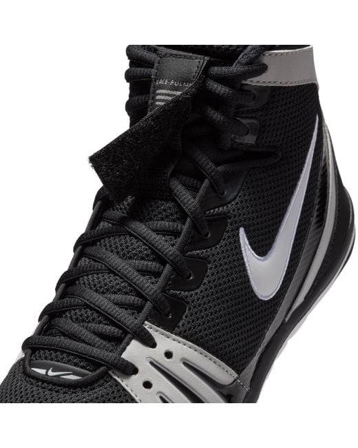 Nike Black Freek Wrestling Shoes for men