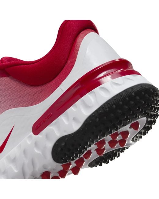 Nike Red Alpha Huarache Elite 4 Turf Softball Shoes