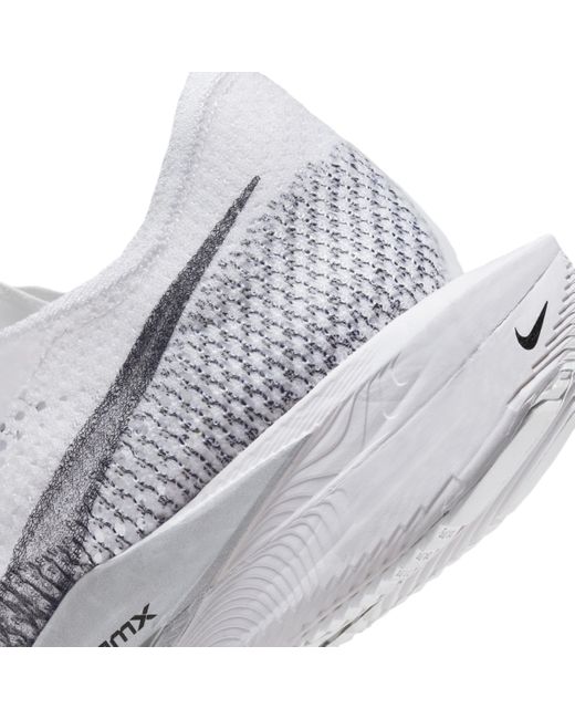 Nike Gray Vaporfly 3 Road Racing Shoes for men