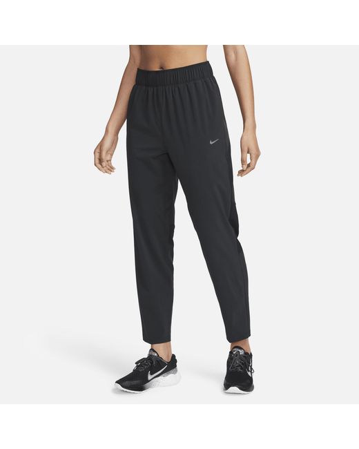Nike Black Dri-Fit Fast Mid-Rise 7/8 Running Trousers