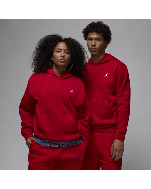 Nike Red Brooklyn Hoodies for men