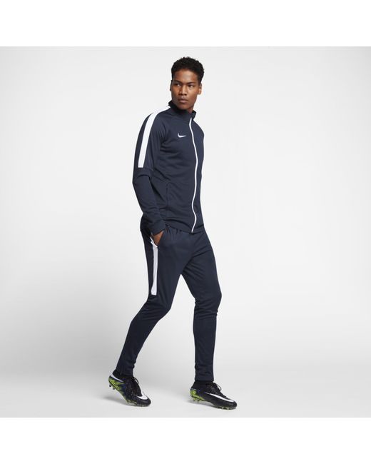 Nike Blue Dri-fit Football Tracksuit for men