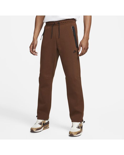 Nike Sportswear Tech Fleece Pants in Brown for Men Lyst UK
