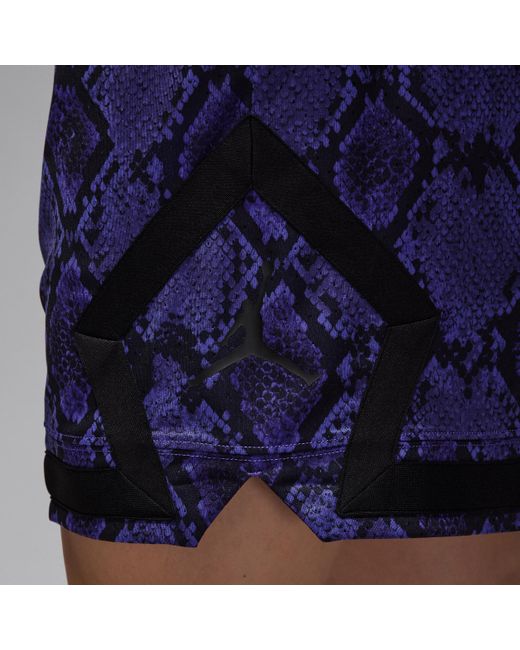 Nike Blue Sport Dri-Fit Mesh Diamond Shorts for men