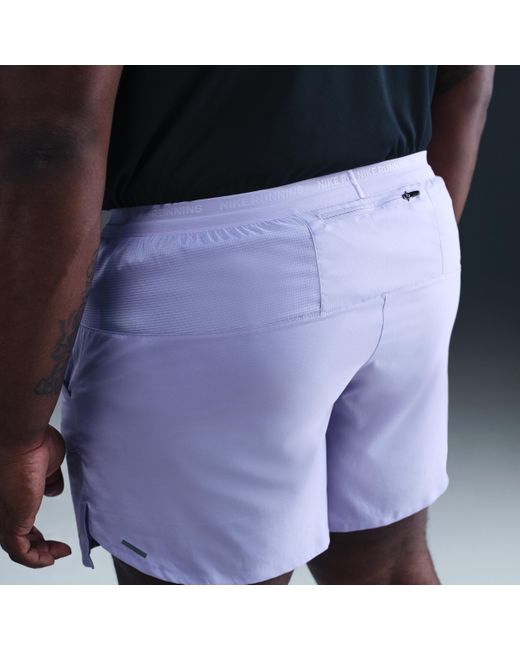 Shorts Da Running 18 Cm Con Slip Foderati Dri-Fit Stride – Uomo di Nike in Blue da Uomo