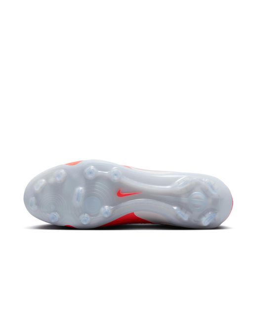 Nike Pink Tiempo Legend 10 Elite Firm-Ground Low-Top Soccer Cleats for men