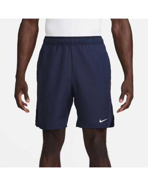 Nike Blue Court Victory Dri-fit 23cm (approx.) Tennis Shorts 50% Recycled Polyester for men
