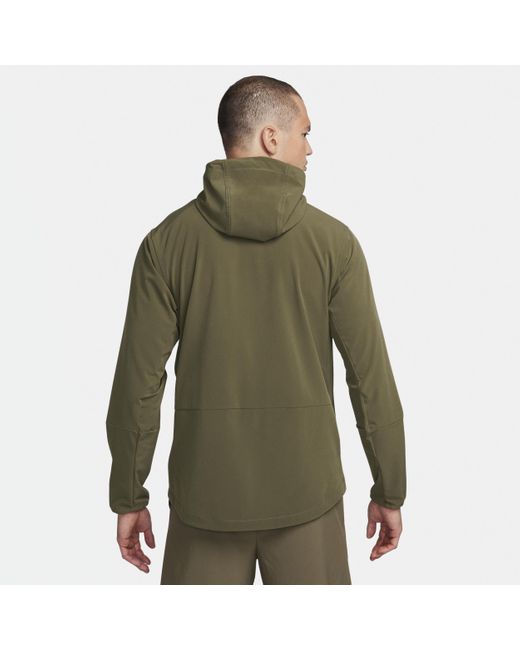 Nike Green Unlimited Water-repellent Hooded Versatile Jacket for men