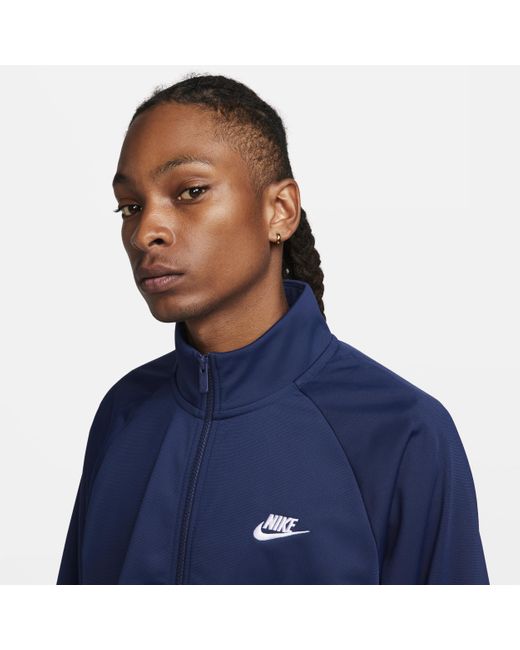 Tuta in maglia di poliestere club di Nike in Blue da Uomo