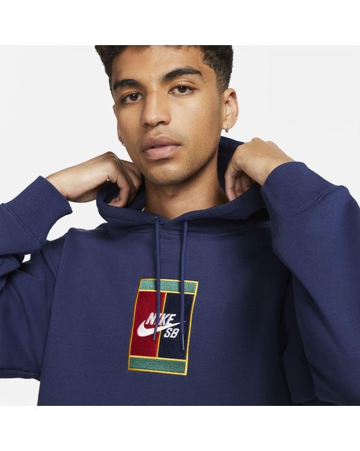 Nike Sb Graphic Skate Hoodie Blue for Men | Lyst Australia