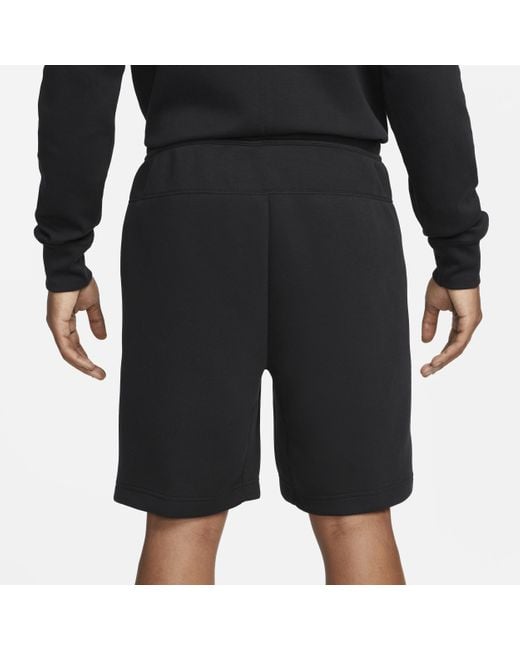 Nike Black Sportswear Tech Fleece Shorts 50% Sustainable Blends for men