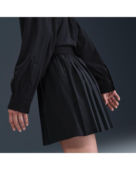 Nike Black 24.7 Perfectstretch Dri-Fit High-Waisted Loose Pleated Shorts